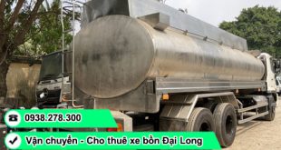 cho thuê xe bồn chở nước sạch TPHCM