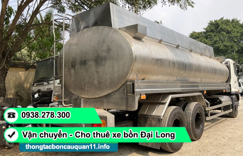 cho thuê xe bồn chở nước sạch TPHCM