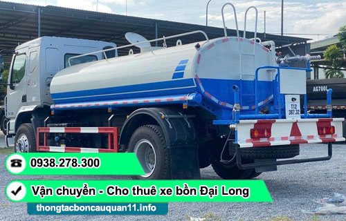 Cho thuê xe bồn chở nước tưới cây TPHCM
