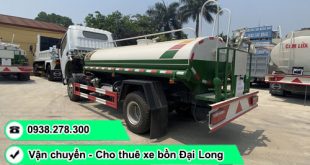 Cho thuê xe bồn chở nước tưới cây TPHCM