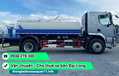 thuê xe tưới nước rửa đường giá rẻ