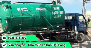 vận chuyển hút bùn thải công nghiệp TPHCM